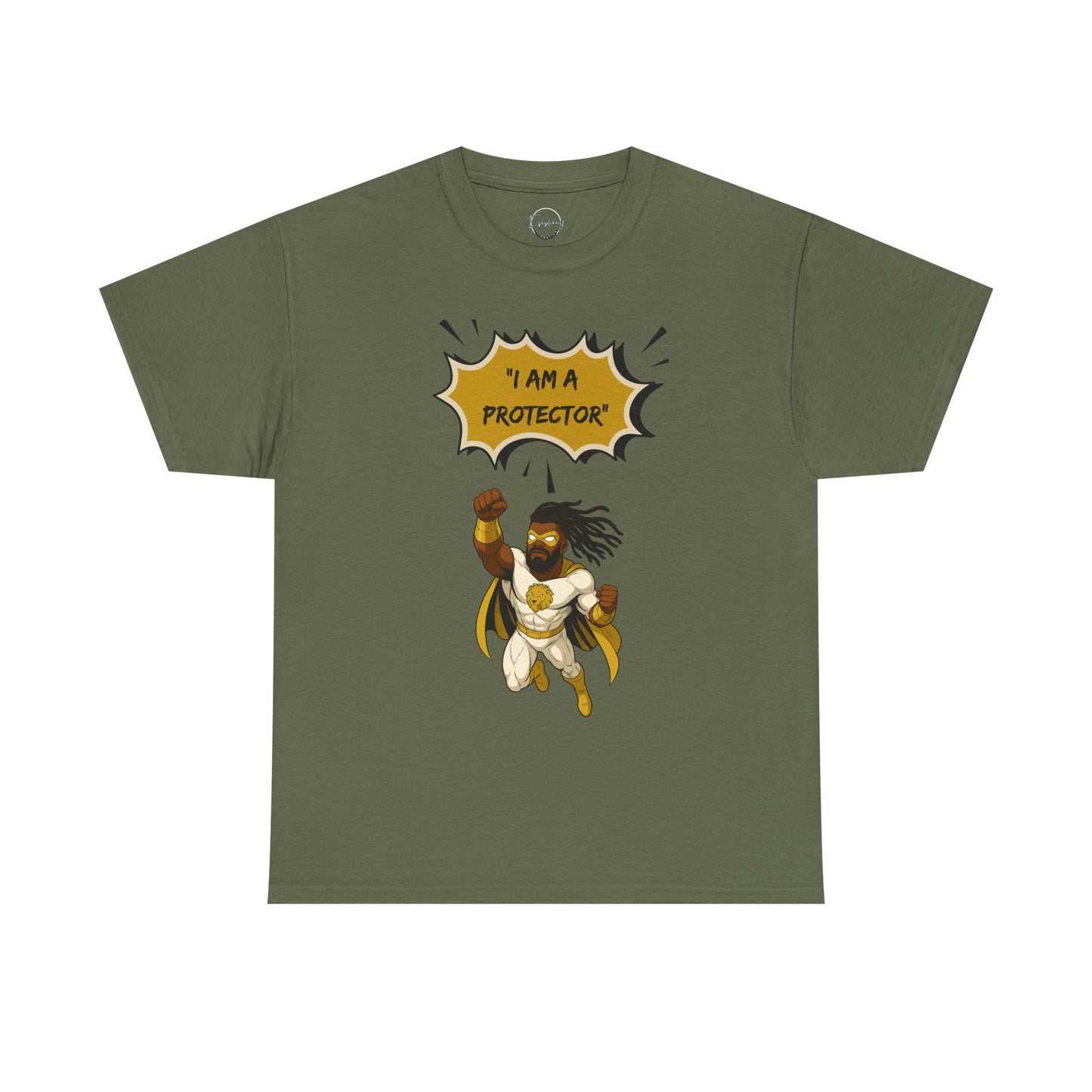 Superhero Protector Unisex Tee, Comic T-Shirt, "Protector" Gift for Hero Lovers, Bold Graphic Tee, Birthday Present, Everyday Wear