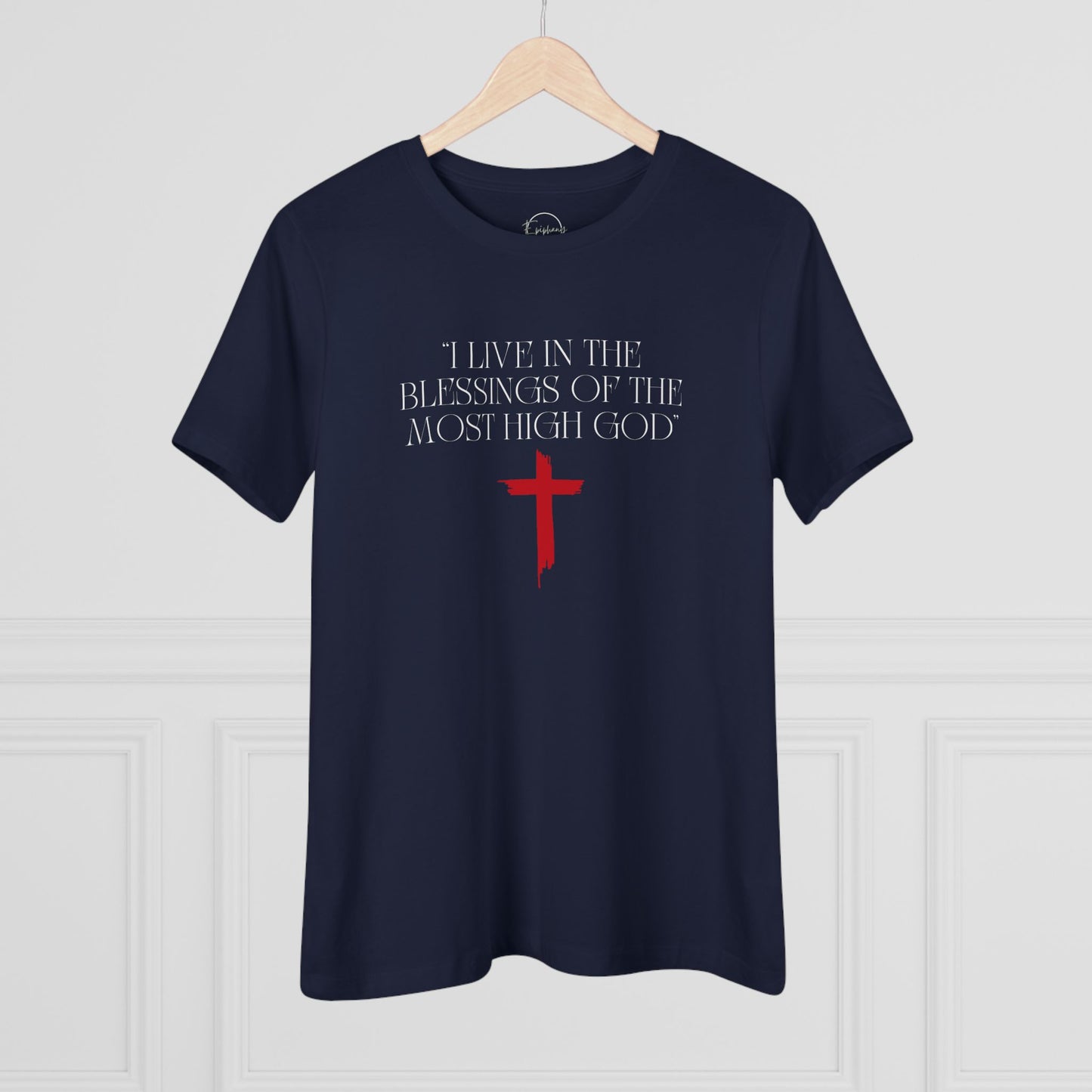 Faith-Inspired Women's Cotton Tee, Blessings, Inspirational T-Shirt, Christian Apparel, Gift for Believers, Everyday Wear, Religious Clothing