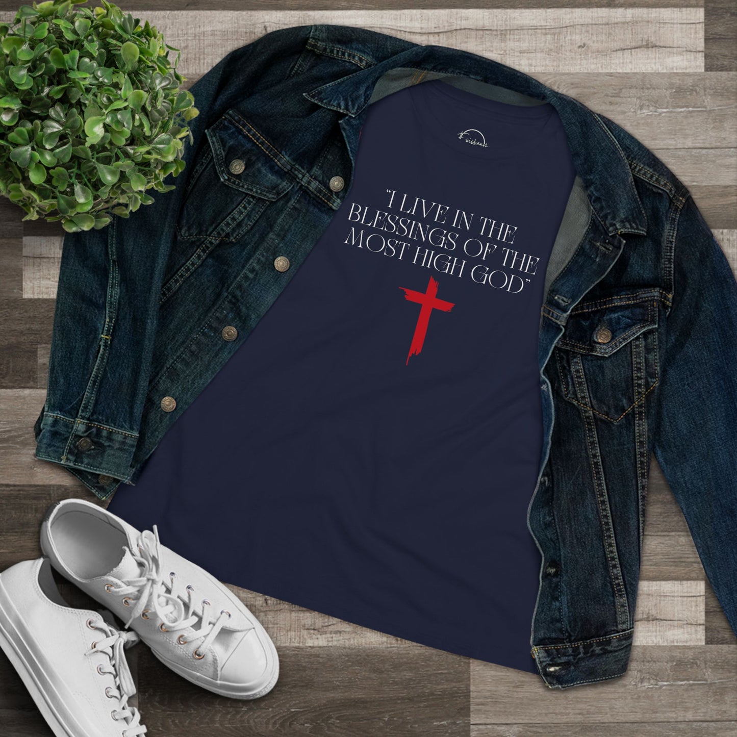 Faith-Inspired Women's Cotton Tee, Blessings, Inspirational T-Shirt, Christian Apparel, Gift for Believers, Everyday Wear, Religious Clothing