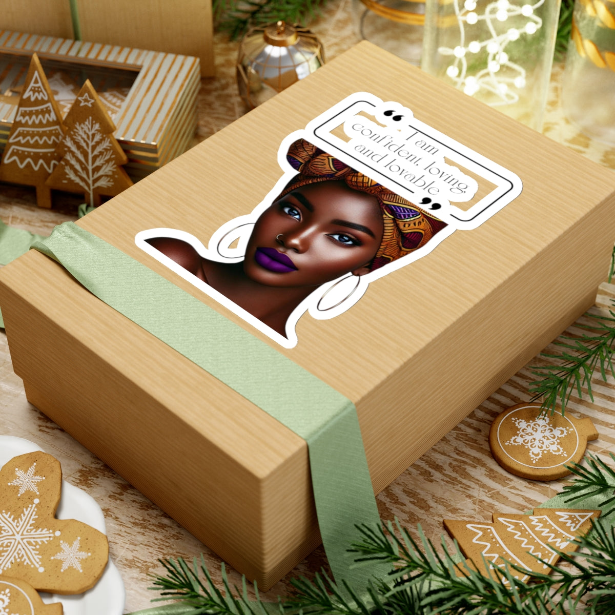 Confidence Kiss-Cut Stickers