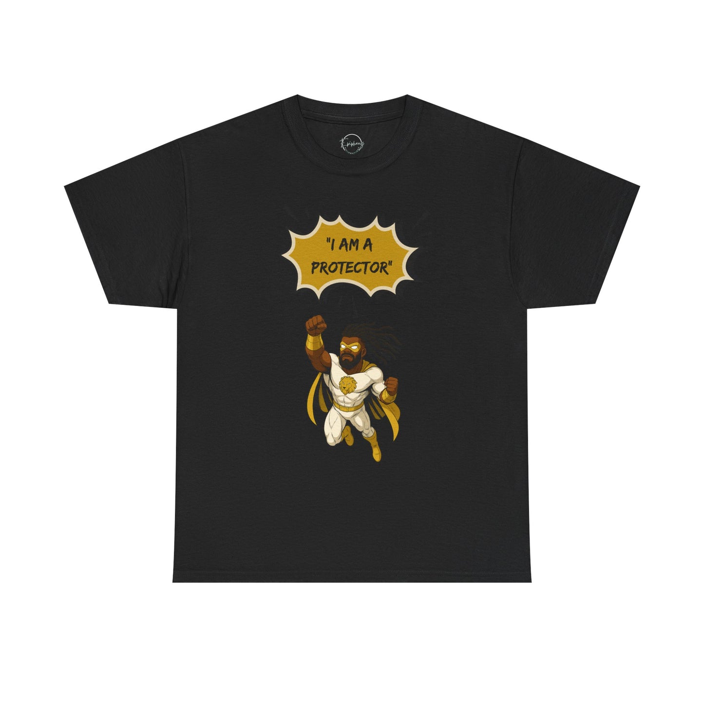 Superhero Protector Unisex Tee, Comic T-Shirt, "Protector" Gift for Hero Lovers, Bold Graphic Tee, Birthday Present, Everyday Wear