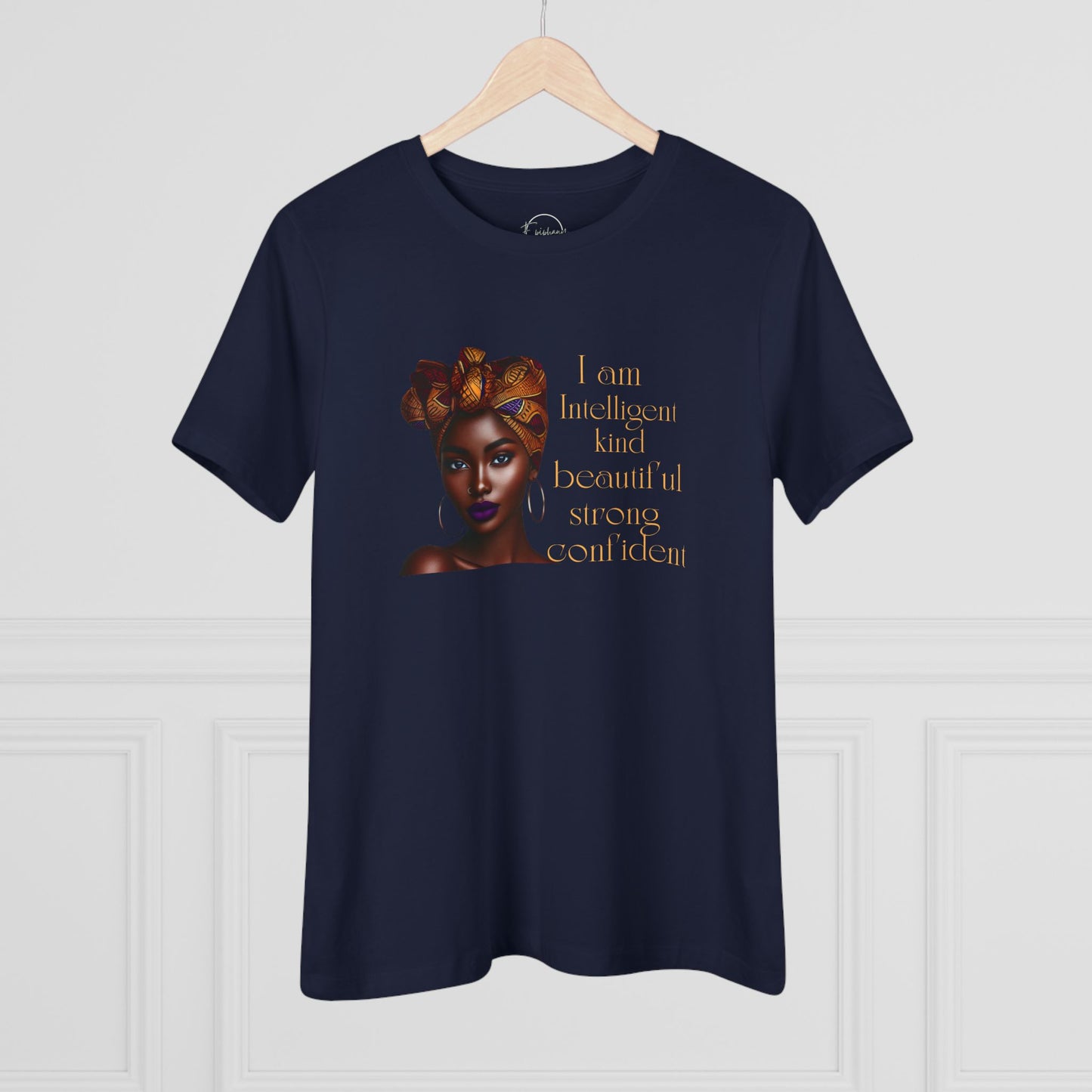 Empowering Women's Cotton Tee - I Am Confident, Determined, and Focused, Casual Wear, Gift for Her, Affirmation Shirt, Black Tee