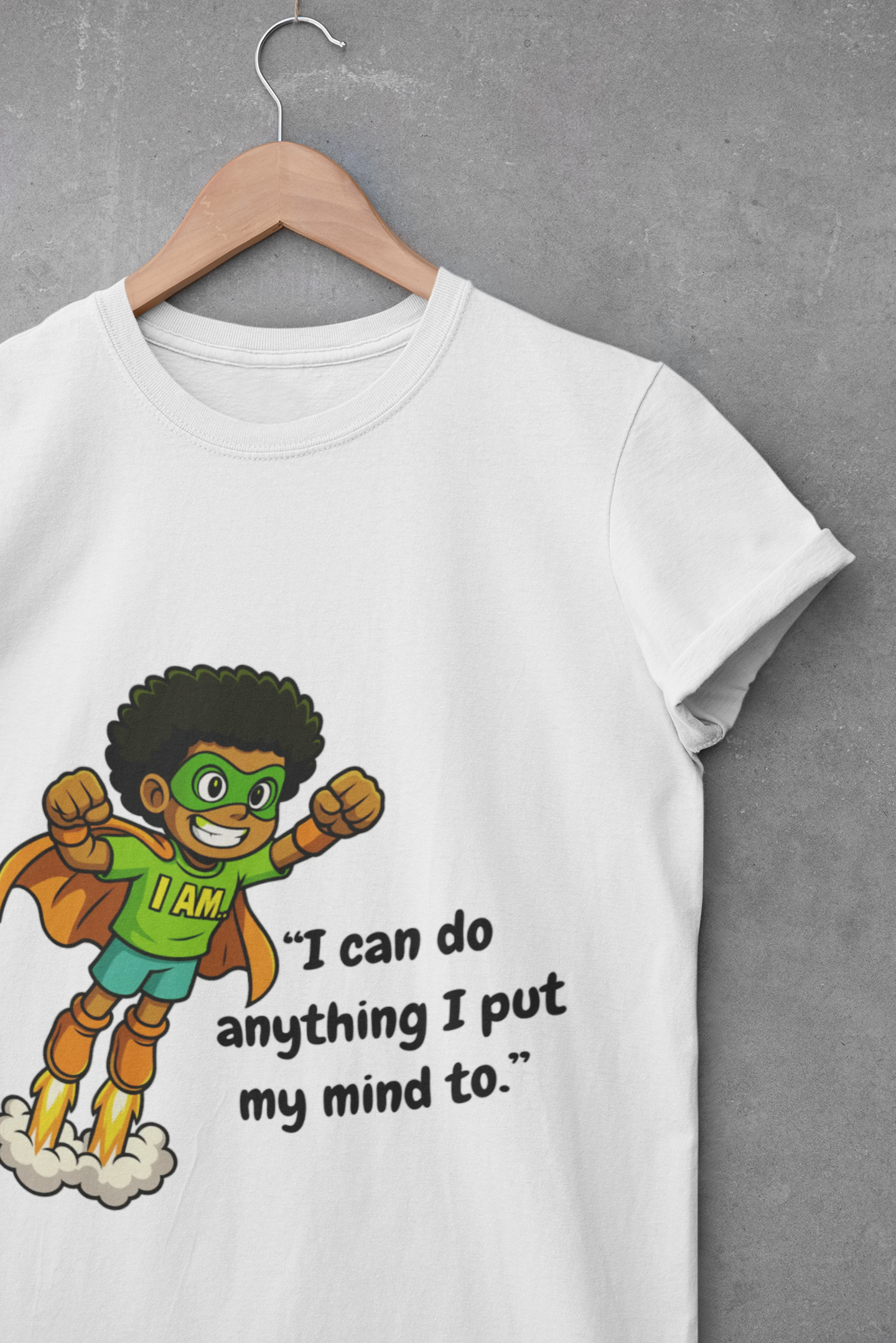 Kids Tee - Confident Boy I Can Do Anything