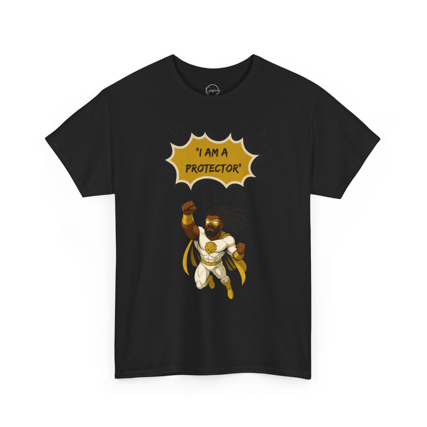 Superhero Protector Unisex Tee, Comic T-Shirt, "Protector" Gift for Hero Lovers, Bold Graphic Tee, Birthday Present, Everyday Wear
