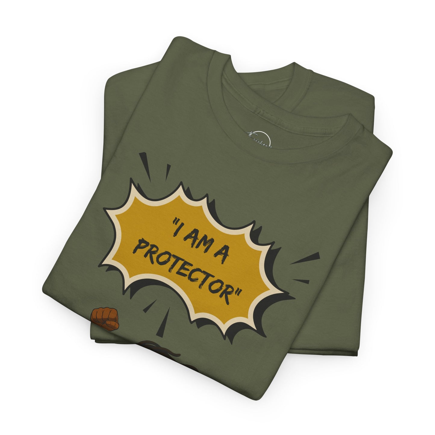 Superhero Protector Unisex Tee, Comic T-Shirt, "Protector" Gift for Hero Lovers, Bold Graphic Tee, Birthday Present, Everyday Wear