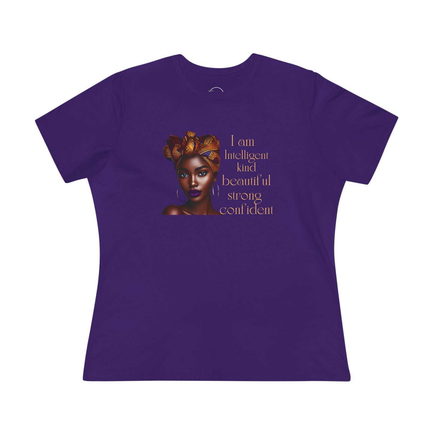 Empowering Women's Cotton Tee - I Am Confident, Determined, and Focused, Casual Wear, Gift for Her, Affirmation Shirt, Black Tee