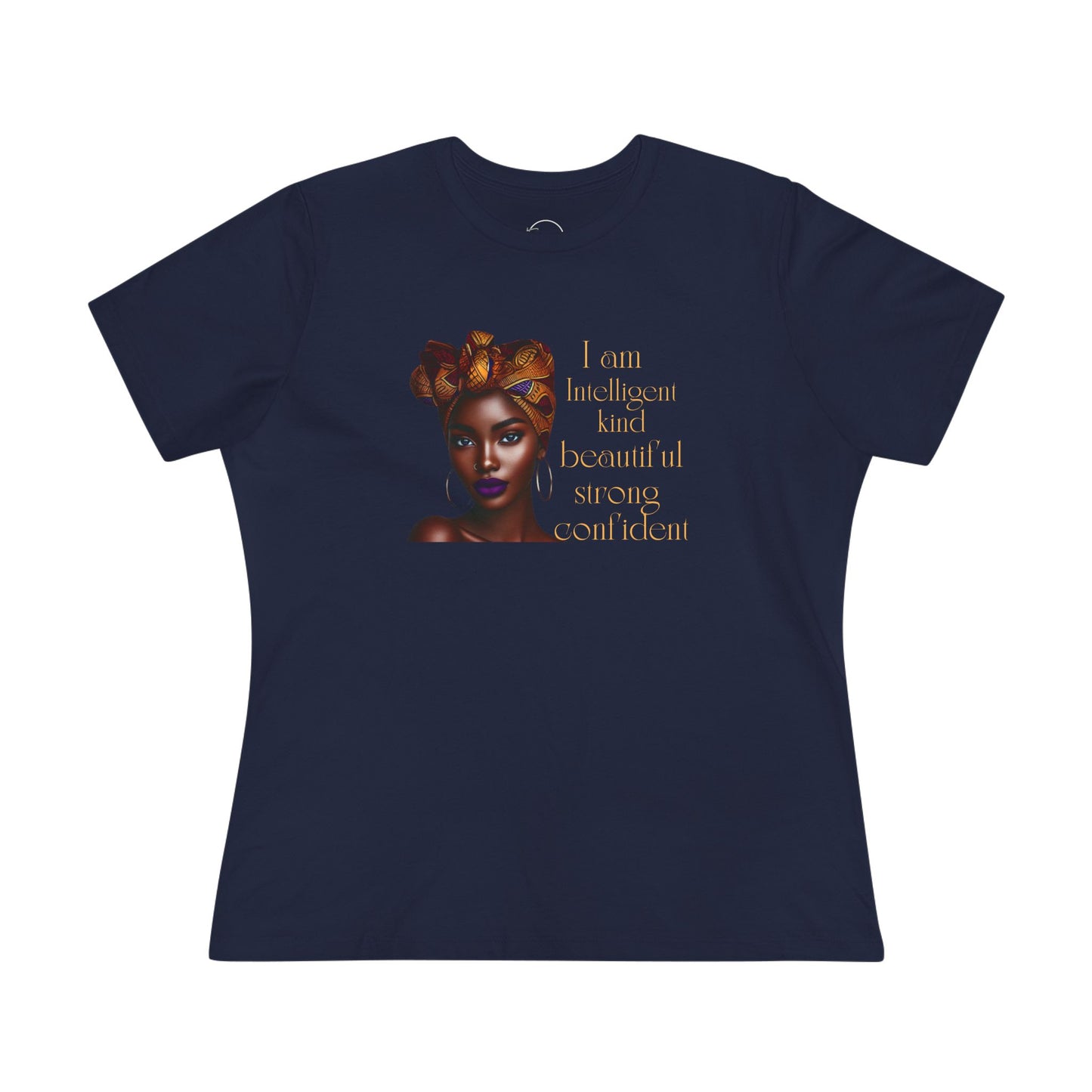 Empowering Women's Cotton Tee - I Am Confident, Determined, and Focused, Casual Wear, Gift for Her, Affirmation Shirt, Black Tee