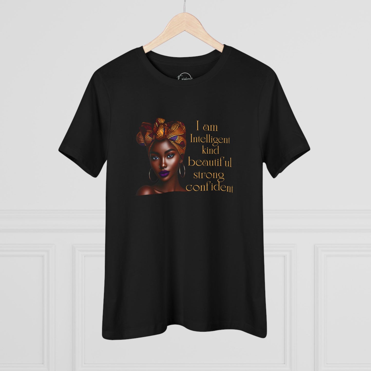 Empowering Women's Cotton Tee - I Am Confident, Determined, and Focused, Casual Wear, Gift for Her, Affirmation Shirt, Black Tee
