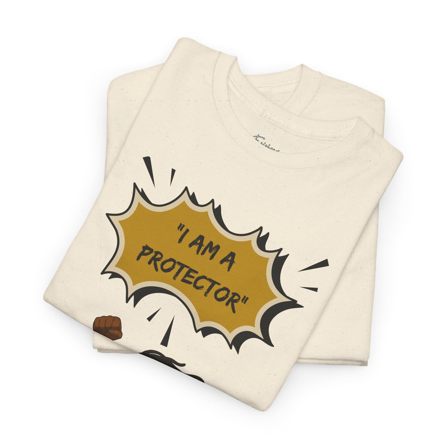 Superhero Protector Unisex Tee, Comic T-Shirt, "Protector" Gift for Hero Lovers, Bold Graphic Tee, Birthday Present, Everyday Wear