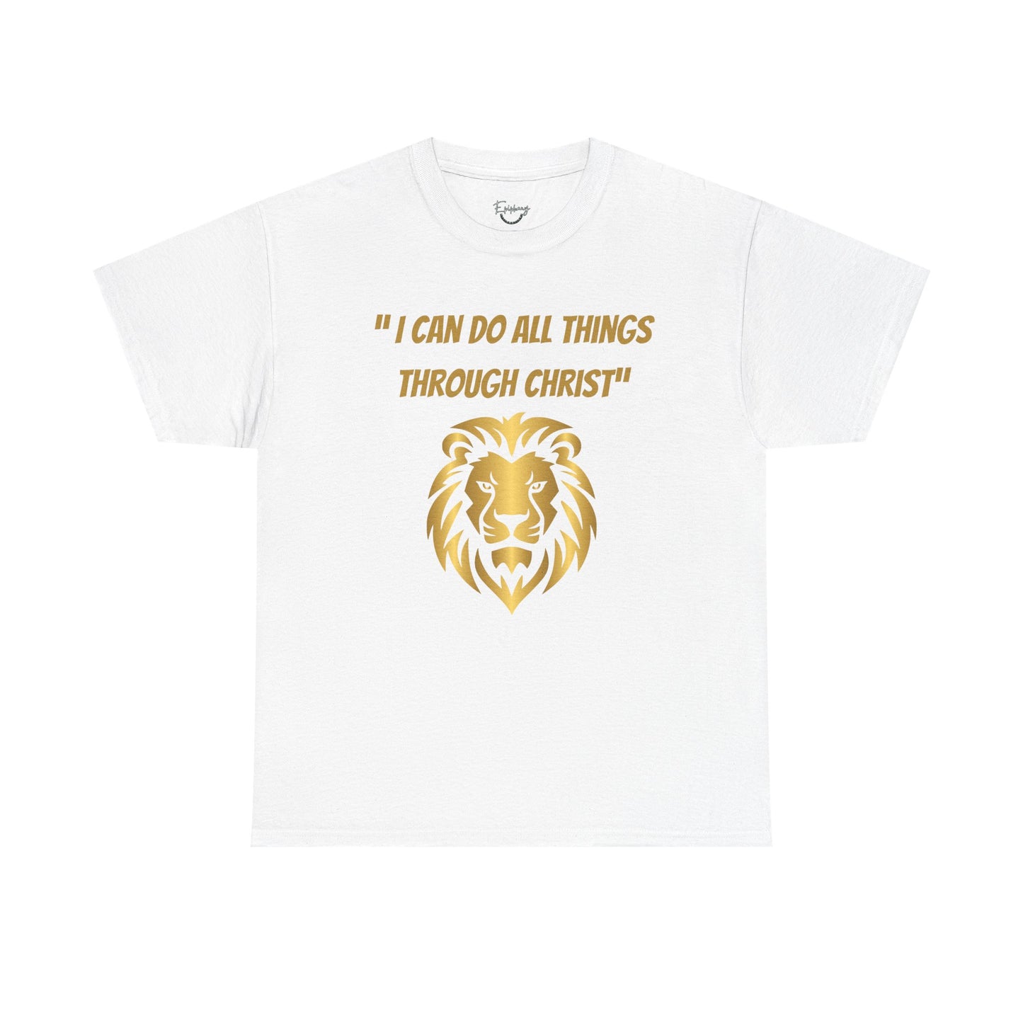Inspirational Lion Tee - "I Can Do All Things Through Christ" - Unisex Cotton T-Shirt, Faith Shirt, Christian Apparel, Gift for [...]
