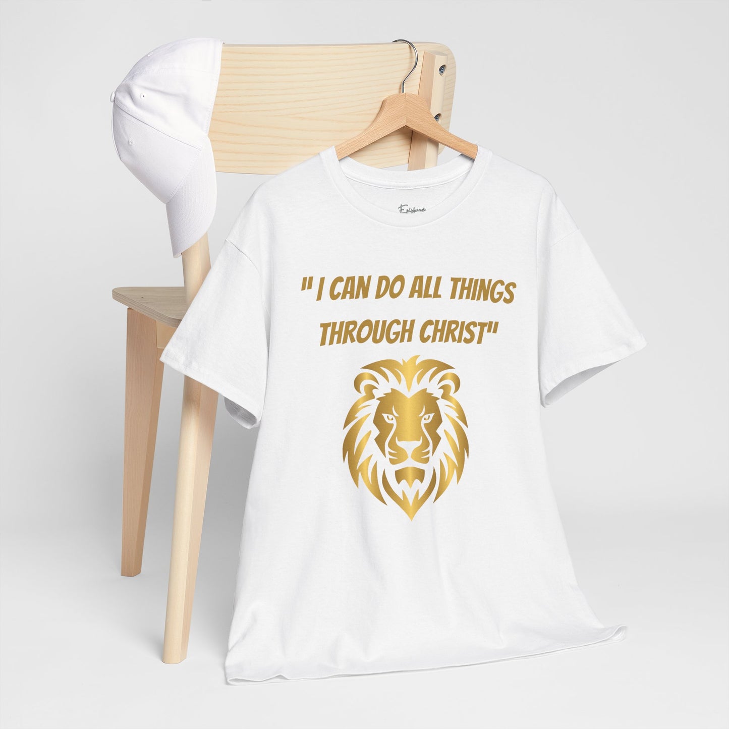 Inspirational Lion Tee - "I Can Do All Things Through Christ" - Unisex Cotton T-Shirt, Faith Shirt, Christian Apparel, Gift for [...]