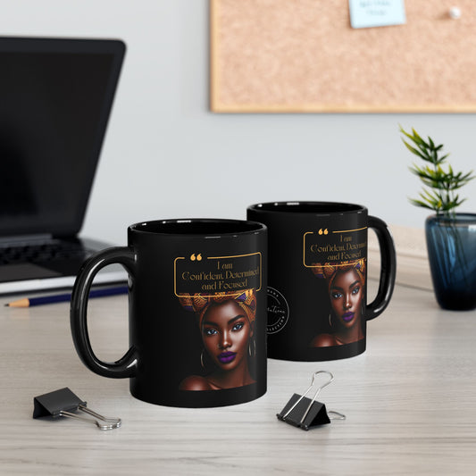 Confidence Black Mug (11oz, 15oz)