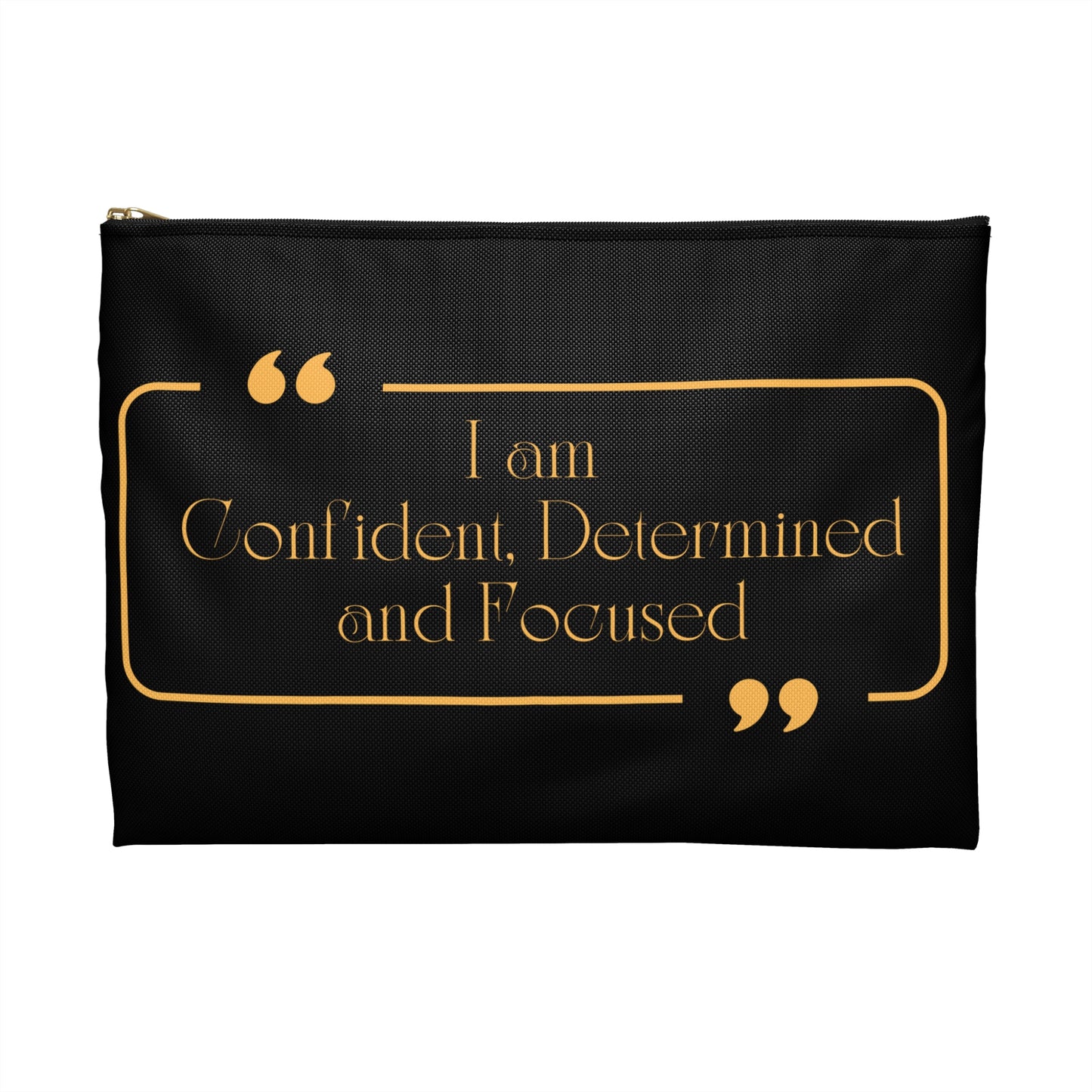 Confidence Black Accessory Pouch