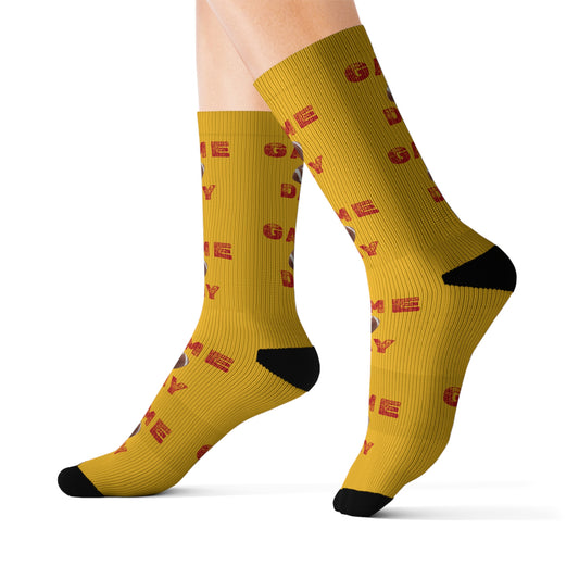 Game Day Sublimation Socks for Sports Fans, Custom Athletic Socks, Perfect Gift for Game Day Celebrations, Unique Sports Accessories, [...]