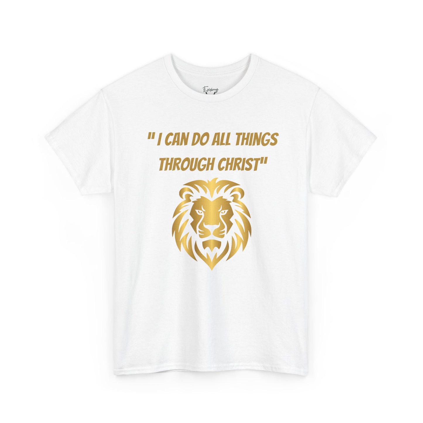 Inspirational Lion Tee - "I Can Do All Things Through Christ" - Unisex Cotton T-Shirt, Faith Shirt, Christian Apparel, Gift for [...]