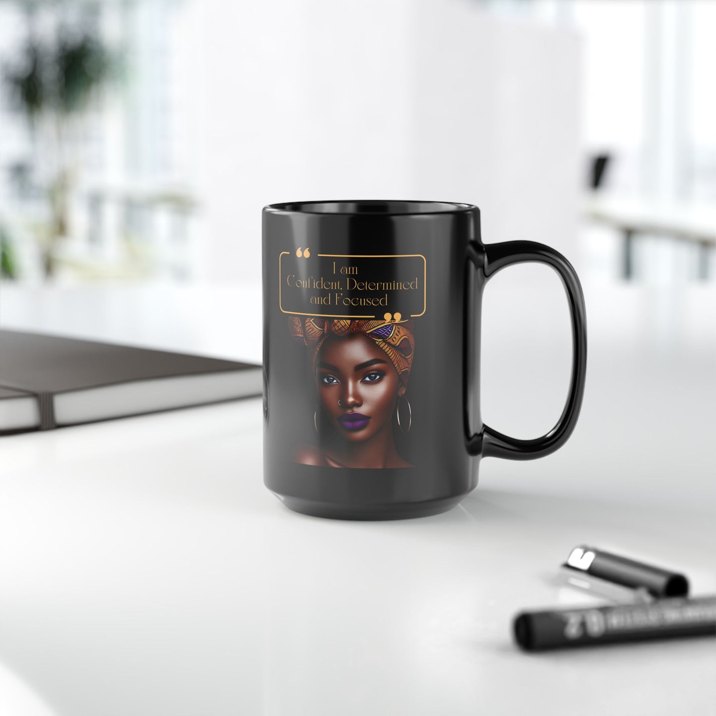 Confidence Black Mug (11oz, 15oz)