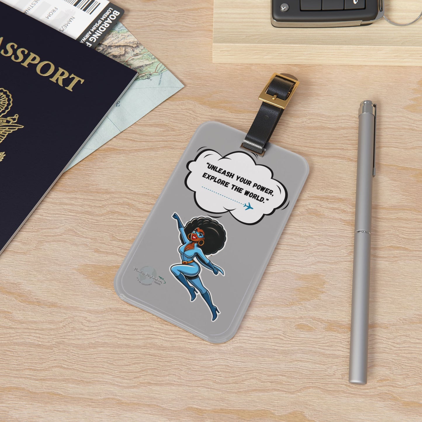 Unleash Your Power Luggage Tag