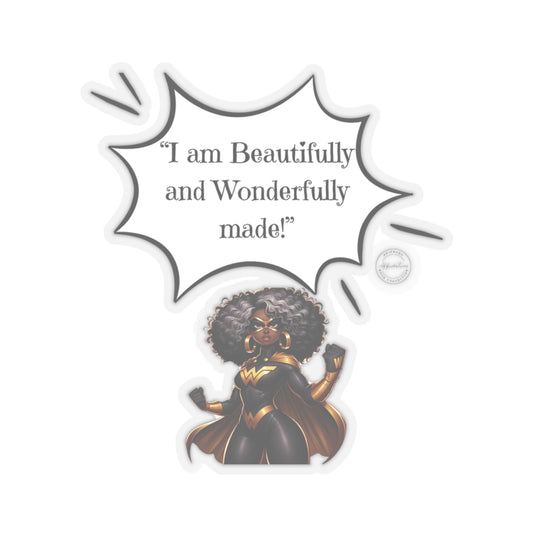 I am Beautifully Made  Kiss-Cut Stickers