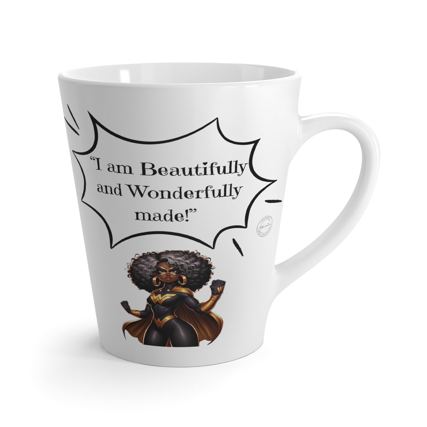 I am Beautifully and Wonderfully Made! Latte Mug