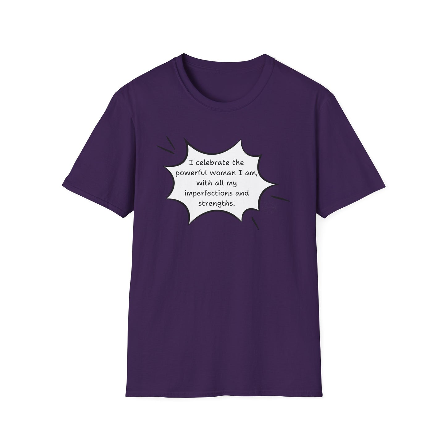 Empowering Women T-Shirt - "I Celebrate the Powerful Woman I Am" - Unisex Softstyle Tee