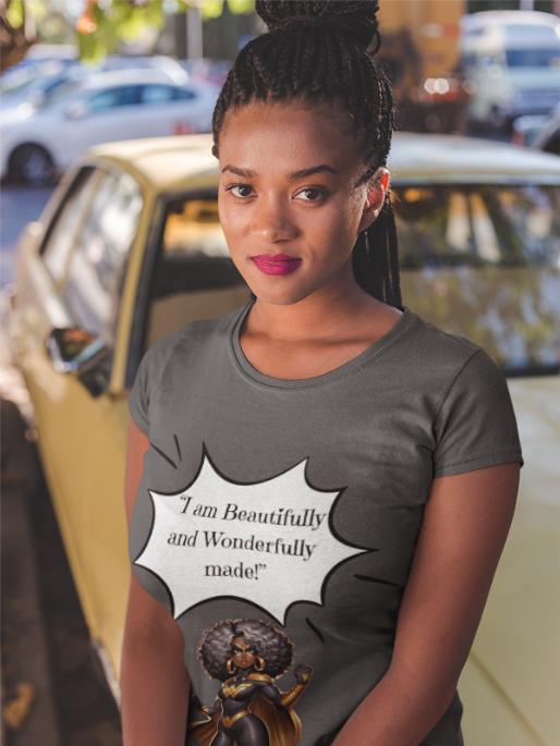 Women's - I am Beautifully and Wonderfully Made! Unisex Softstyle T-Shirt