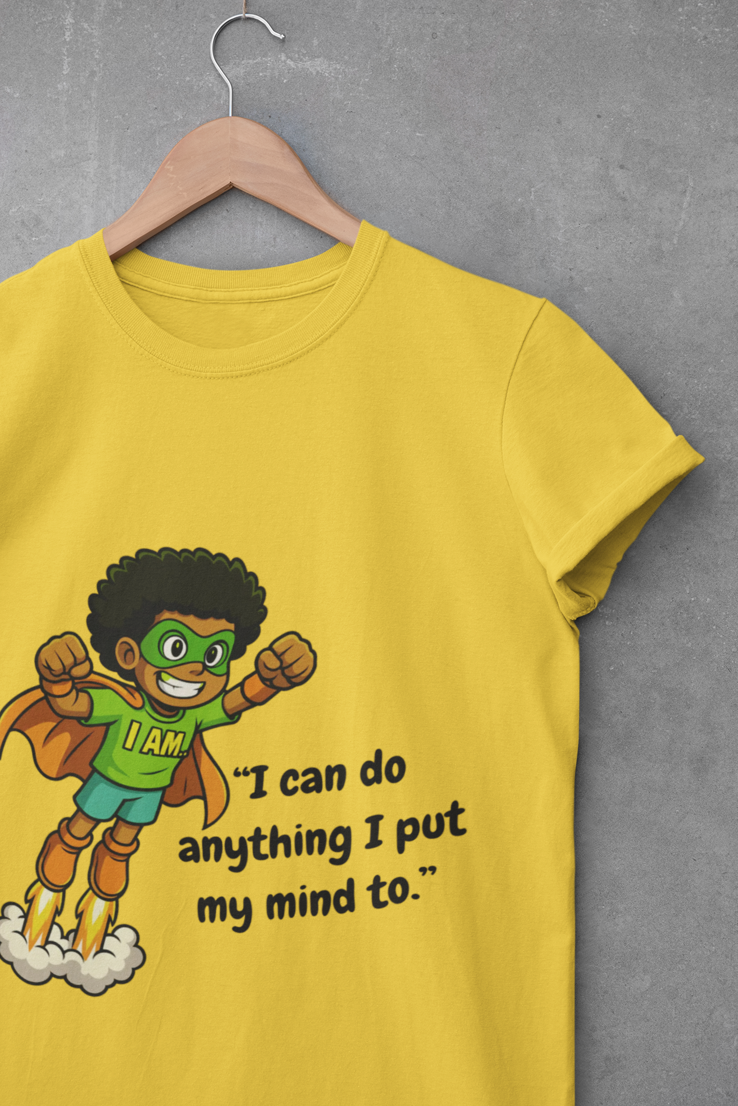 Kids Tee - Confident Boy I Can Do Anything