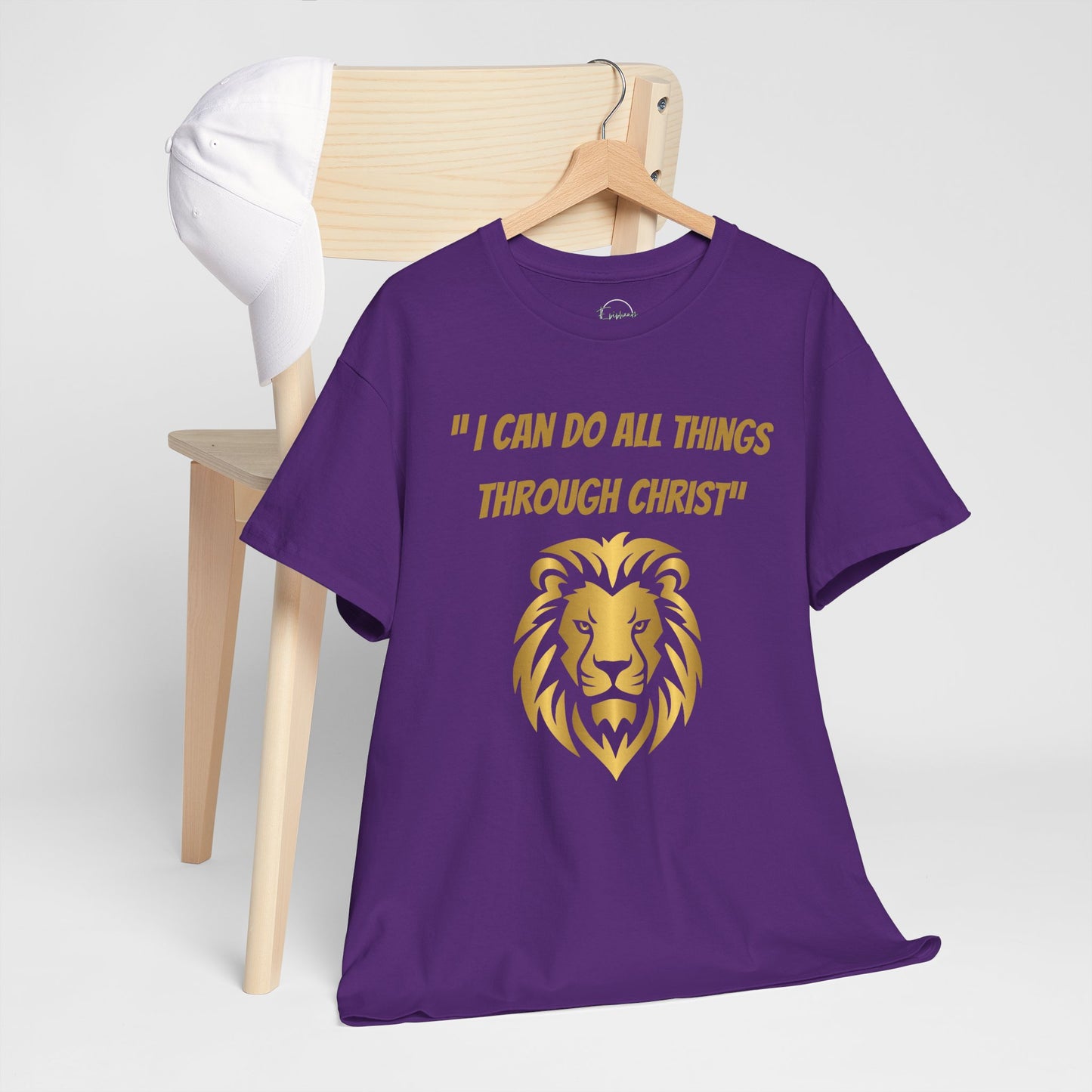 Inspirational Lion Tee - "I Can Do All Things Through Christ" - Unisex Cotton T-Shirt, Faith Shirt, Christian Apparel, Gift for [...]