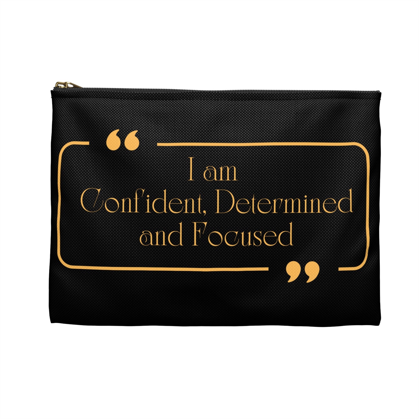 Confidence Black Accessory Pouch