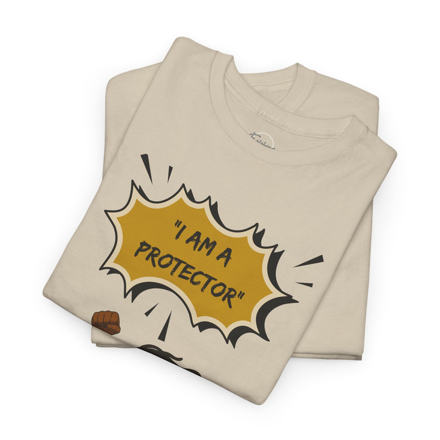Superhero Protector Unisex Tee, Comic T-Shirt, "Protector" Gift for Hero Lovers, Bold Graphic Tee, Birthday Present, Everyday Wear