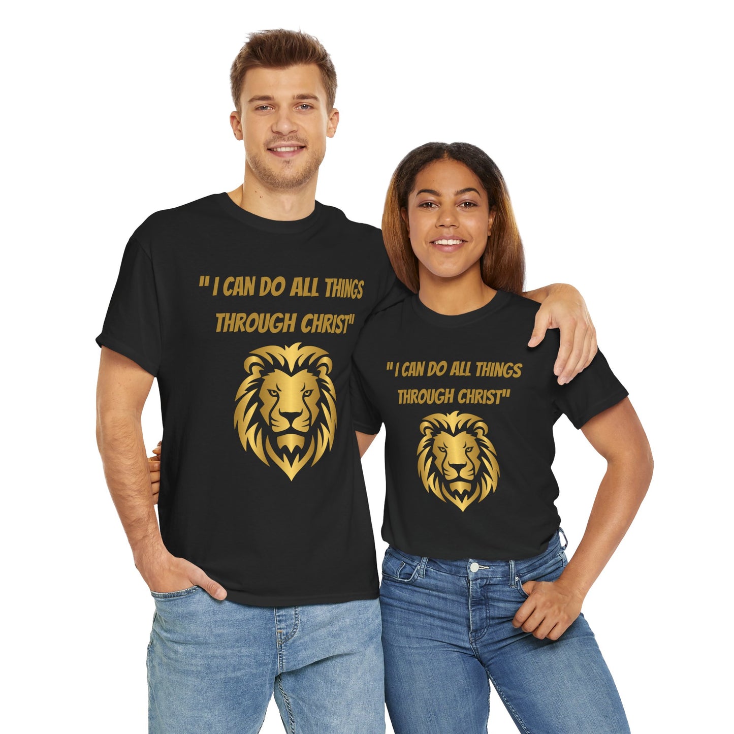 Inspirational Lion Tee - "I Can Do All Things Through Christ" - Unisex Cotton T-Shirt, Faith Shirt, Christian Apparel, Gift for [...]