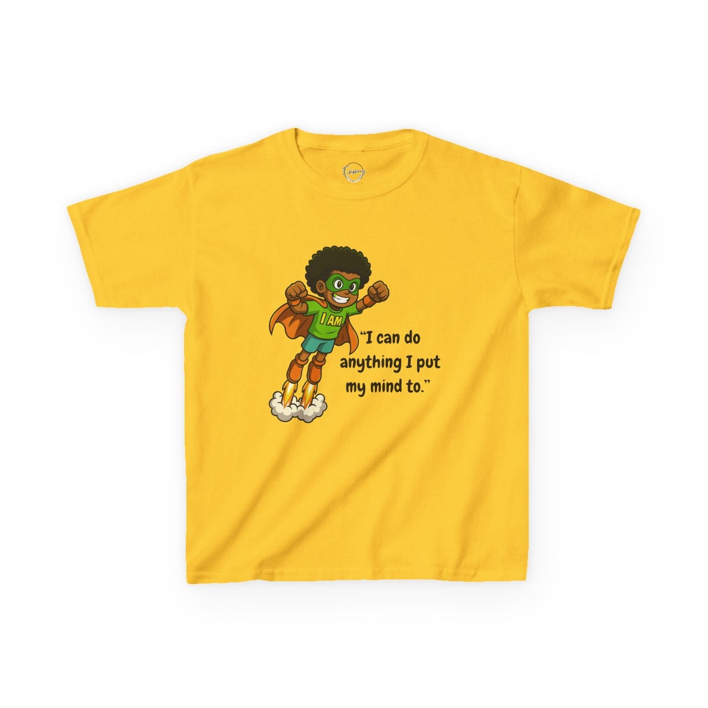 Kids Tee - Confident Boy I Can Do Anything
