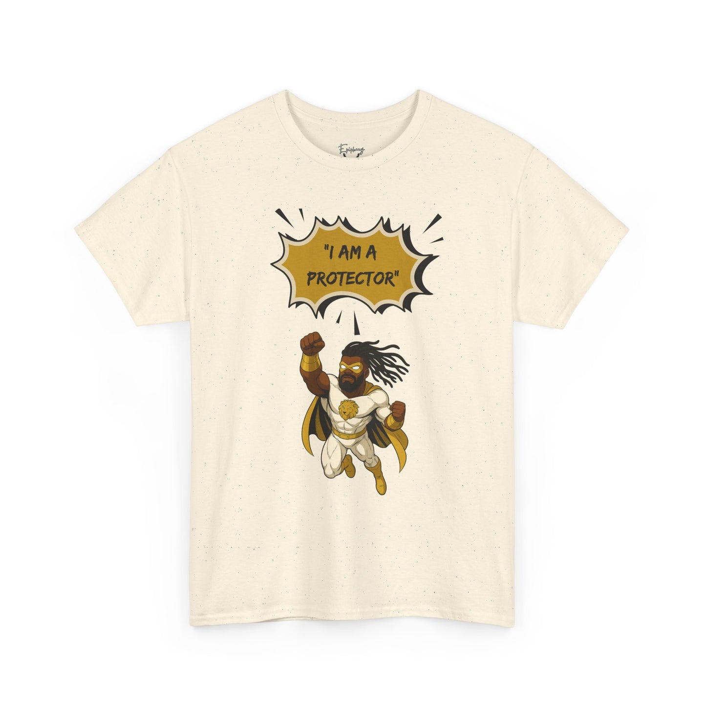 Superhero Protector Unisex Tee, Comic T-Shirt, "Protector" Gift for Hero Lovers, Bold Graphic Tee, Birthday Present, Everyday Wear