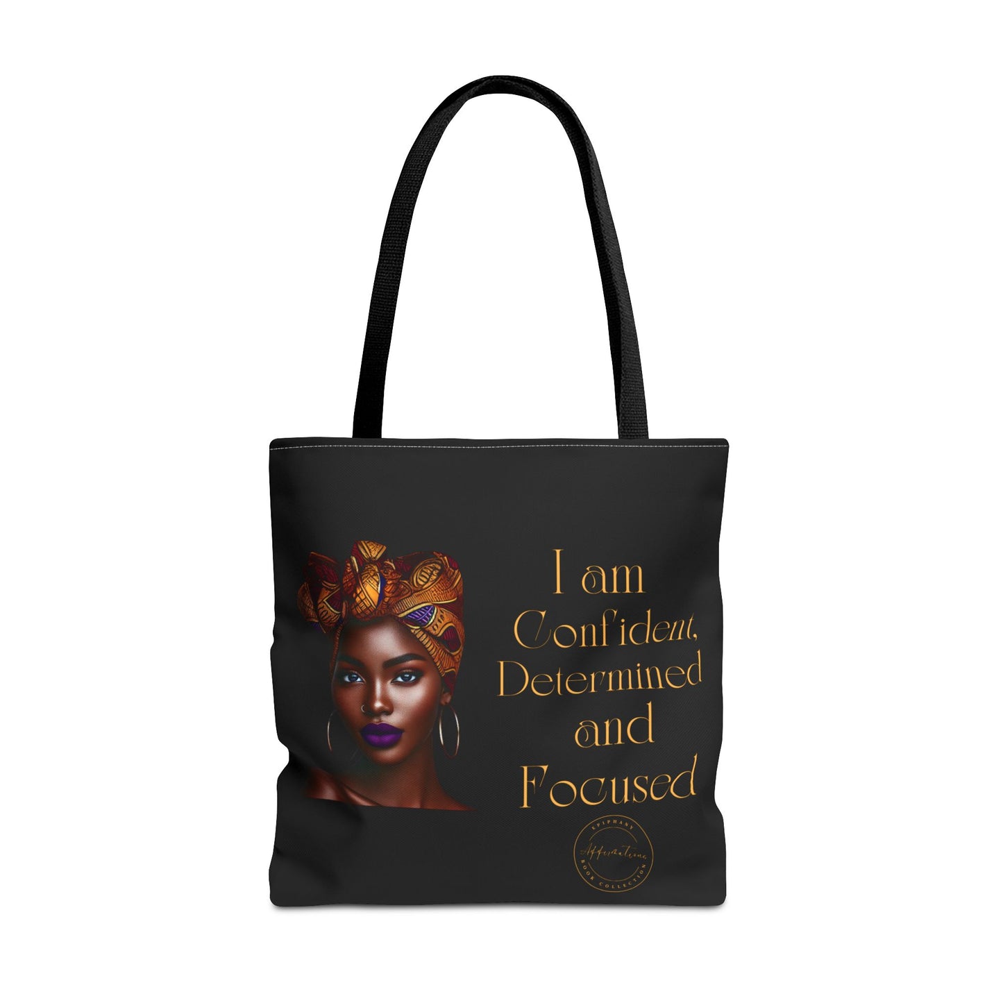 Confidence blackTote Bag (AOP)