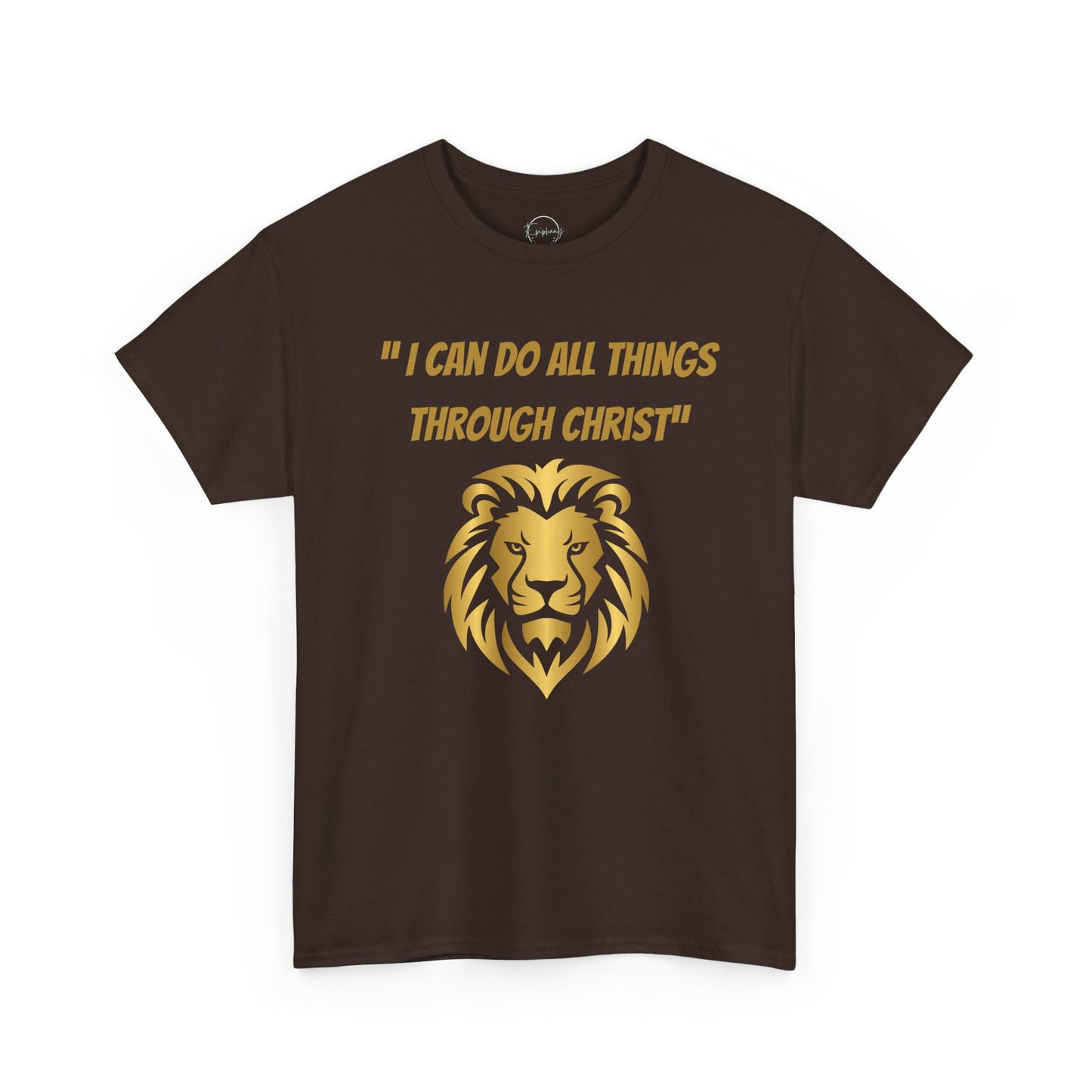 Inspirational Lion Tee - "I Can Do All Things Through Christ" - Unisex Cotton T-Shirt, Faith Shirt, Christian Apparel, Gift for [...]