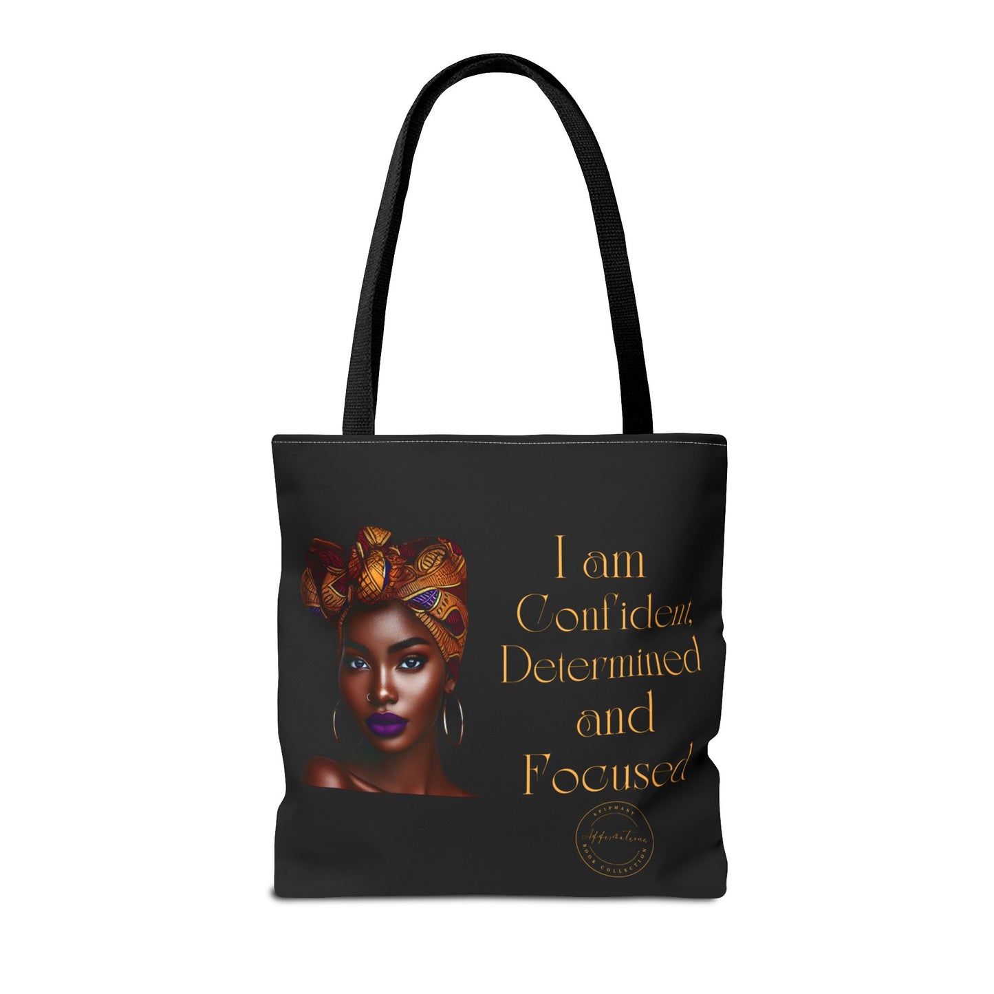 Confidence blackTote Bag (AOP)