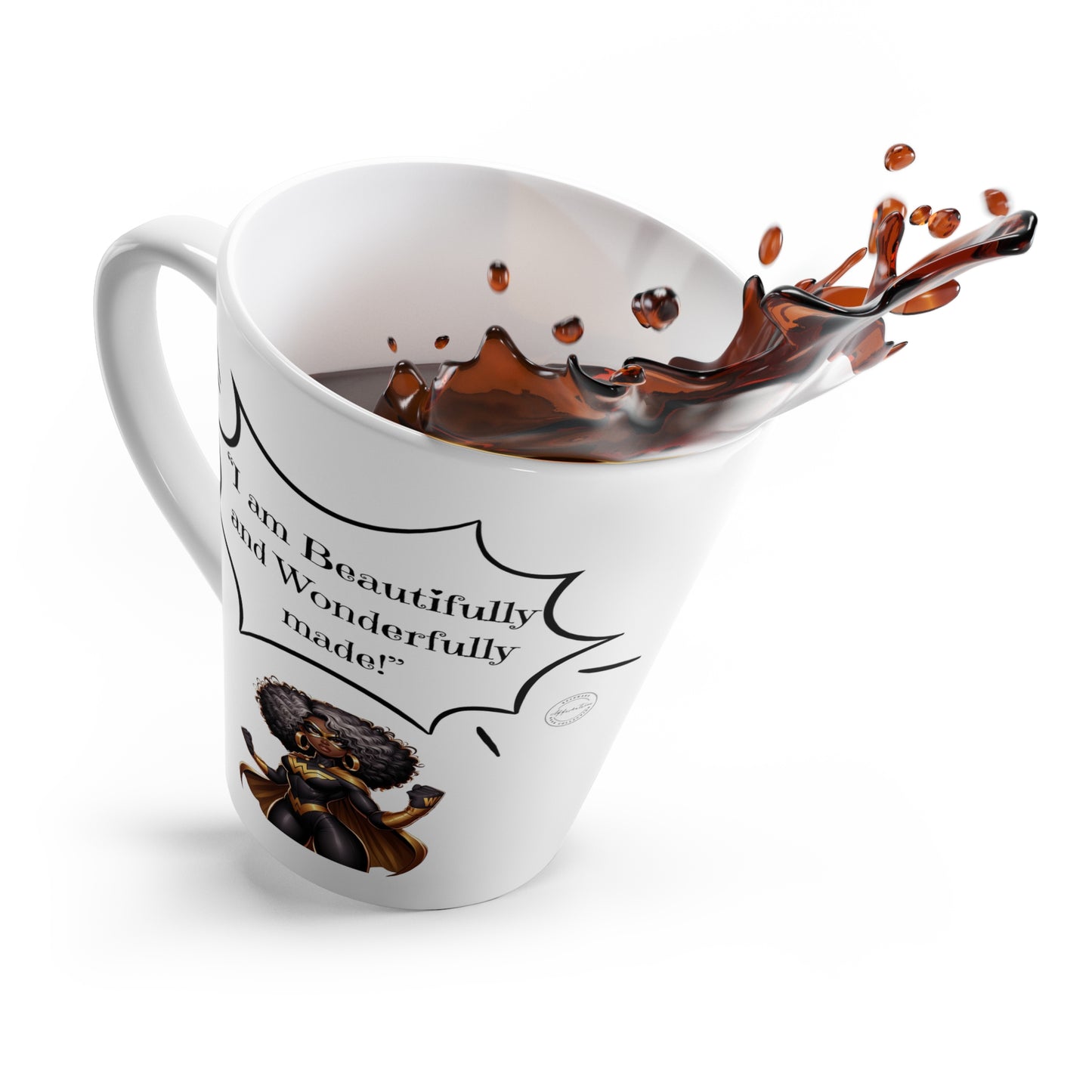 I am Beautifully and Wonderfully Made! Latte Mug